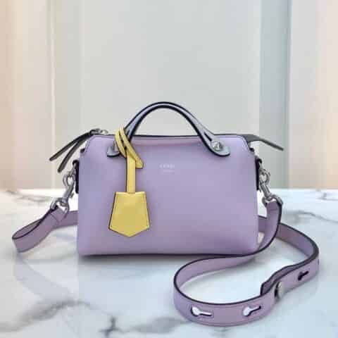 FENDI芬迪全牛皮波士顿手提包8287