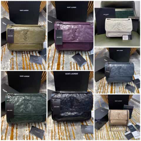 Saint laurent Ysl 原始版本Niki Medium 28CM邮差包 498894