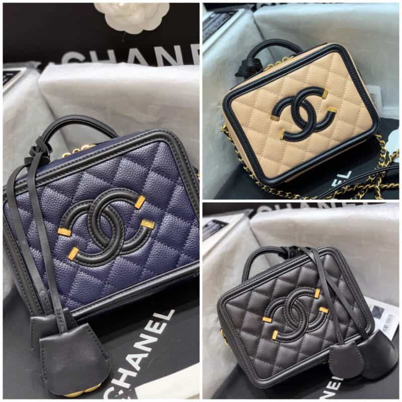 Chanel香奈儿 牛皮小号相机包 A93342