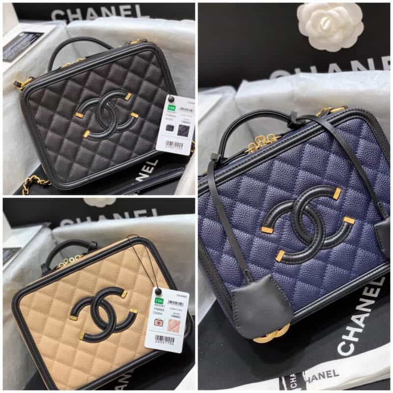 Chanel香奈儿 牛皮中号相机包 A93341