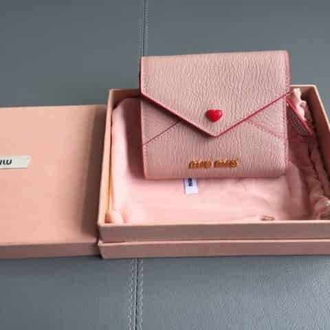 MIU MIU缪缪最新LOVE爱心系列钱包5MH014