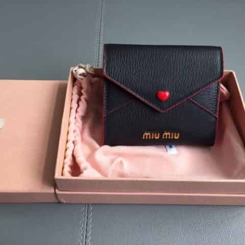 MIU MIU缪缪最新LOVE爱心系列钱包5MH014