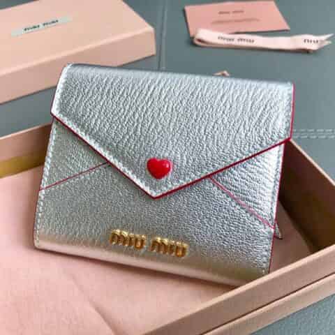 MIU MIU缪缪最新LOVE爱心系列钱包5MH014