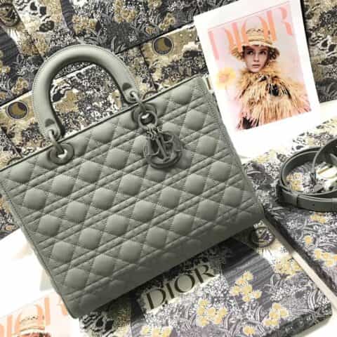 Dior迪奥 Lady Ultra-matte磨砂哑光系列戴妃包