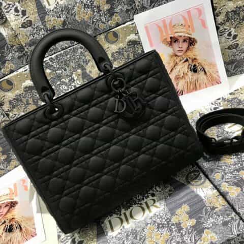 Dior迪奥 Lady Ultra-matte磨砂哑光系列戴妃包