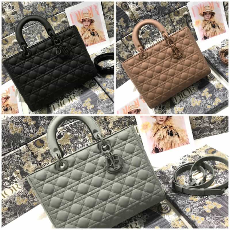 Dior迪奥 Lady Ultra-matte磨砂哑光系列戴妃包