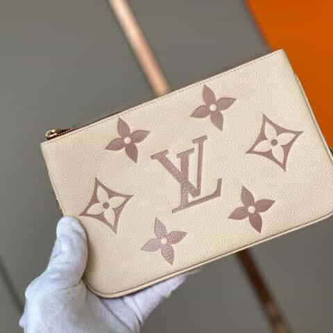 Louis Vuitton LV Double Zip Pochette链条包 M80084