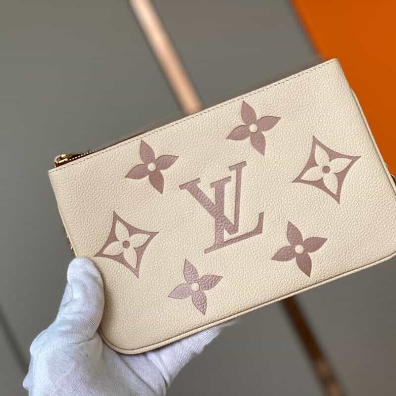 Louis Vuitton LV Double Zip Pochette链条包 M80084