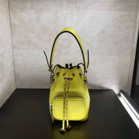 FENDI芬迪logo皮全手工缝制迷你桶包658