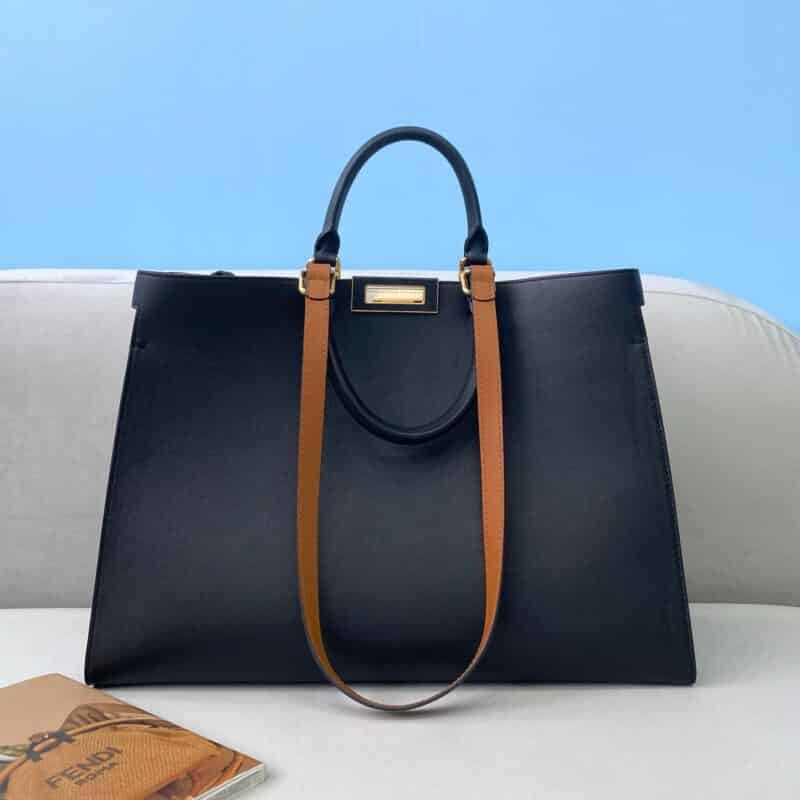 FENDI芬迪全皮简约型大包单肩手提包8265