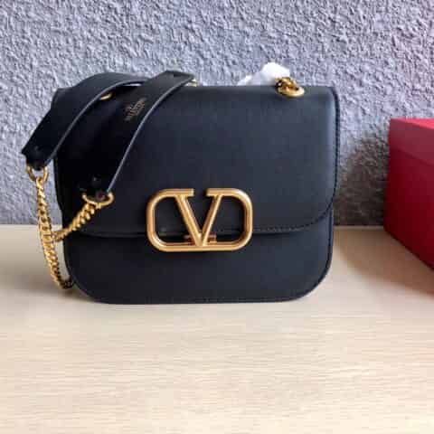 Valentino华伦天奴CLOCK 牛皮单肩包0006S 0006L