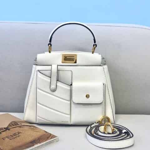 FENDI芬迪升级版牛皮PEEKABOO手袋2113S