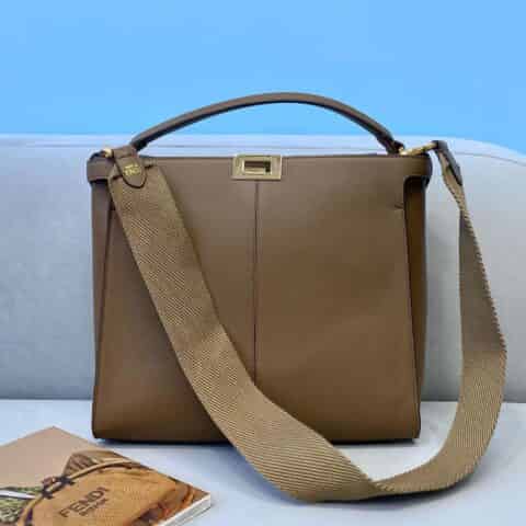 FENDI芬迪全牛皮大单肩包304