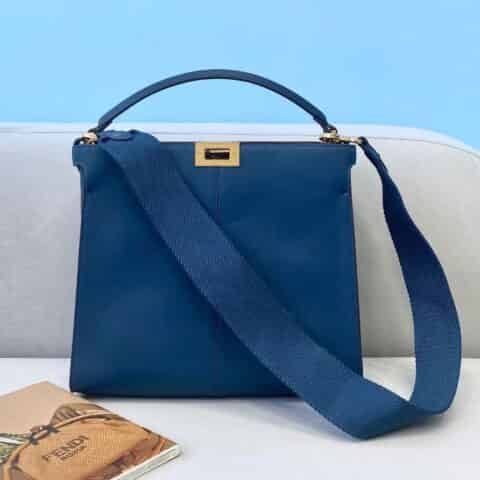 FENDI芬迪南非牛皮peekaboo手袋304S