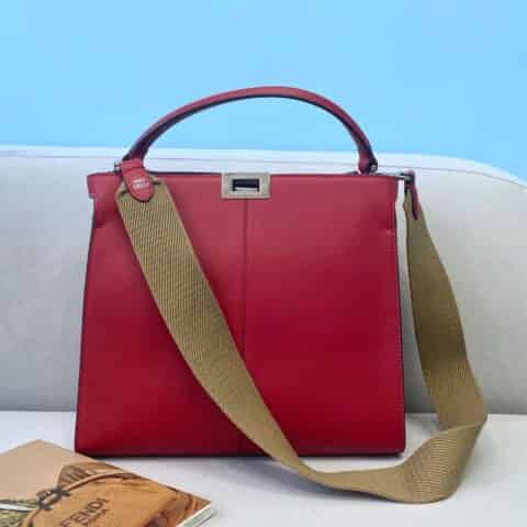 FENDI芬迪南非牛皮peekaboo手袋304S