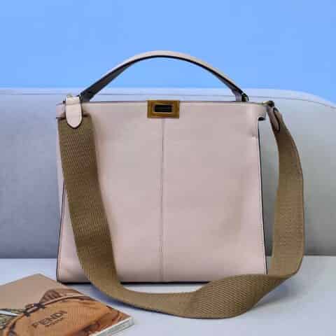 FENDI芬迪南非牛皮peekaboo手袋304S