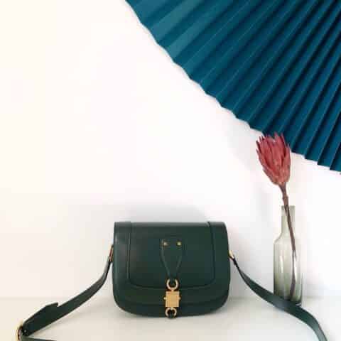 valentino华伦天奴牙签纹牛皮复古邮差包1014