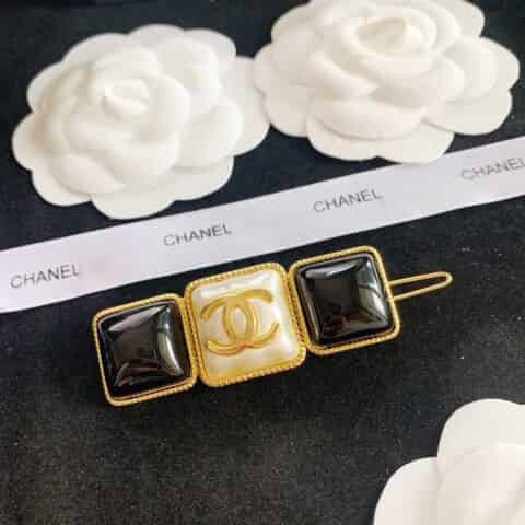新款 CHANEL香奈儿双c发夹发卡