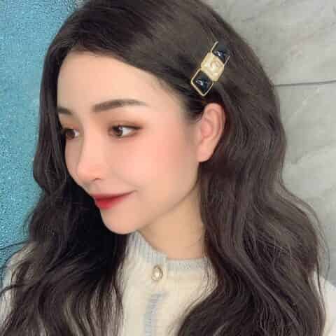 新款 CHANEL香奈儿双c发夹发卡
