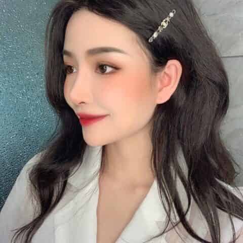 20新款CHANEL香奈儿双c黑皮绳发夹发卡