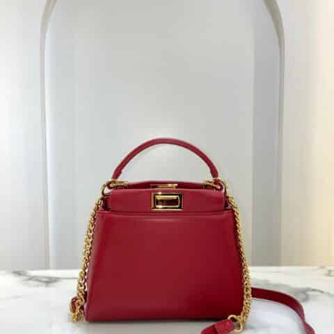 FENDI芬迪软羊皮手提包3597