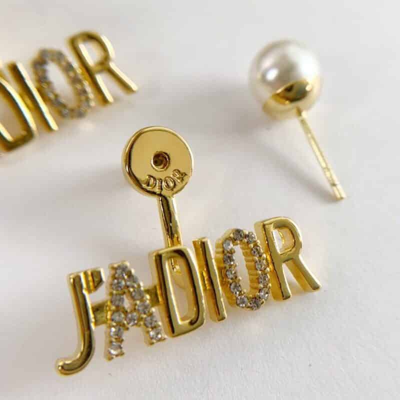 新款DIOR迪奥JADIOR珍珠耳钉耳环