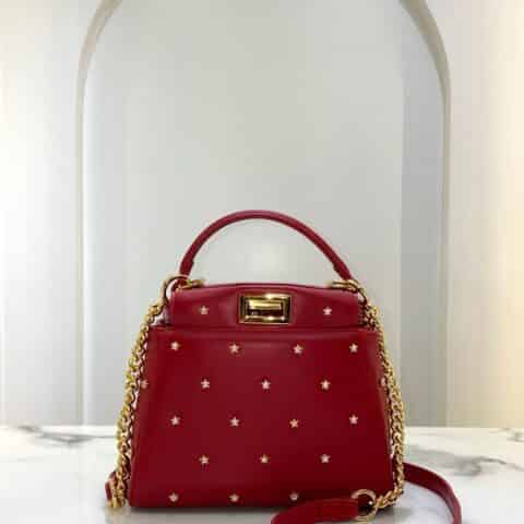 FENDI芬迪软羊皮手提包3597