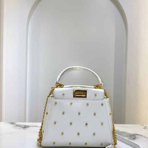 FENDI芬迪软羊皮手提包3597