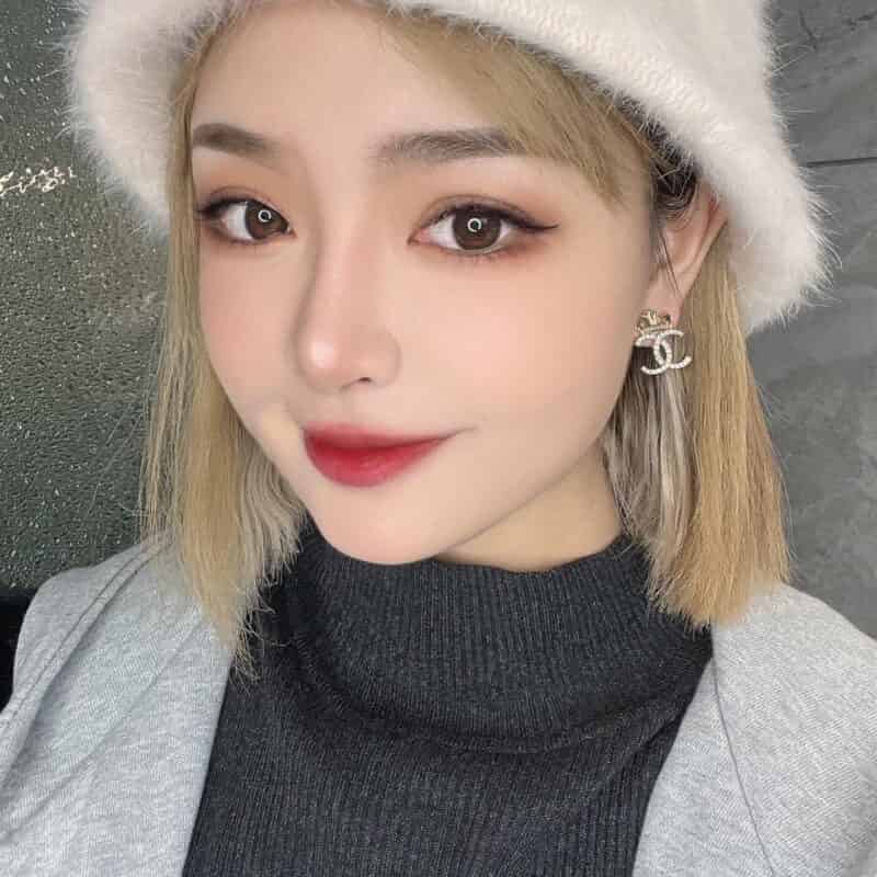 新款CHANEL香奈儿皇冠双c耳钉耳环