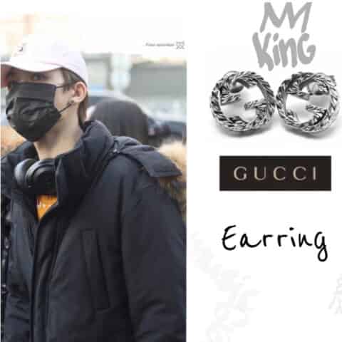 新款Gucci古驰双G耳钉耳环