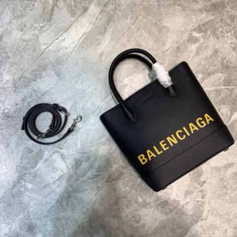 Balenciaga巴黎世家进口小牛皮Ville手提斜挎包180086