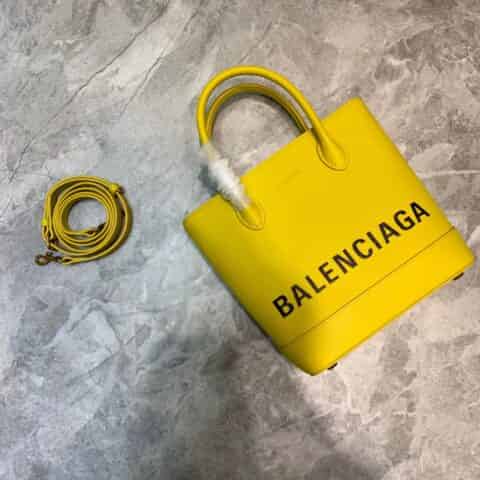 Balenciaga巴黎世家进口小牛皮Ville手提斜挎包180086
