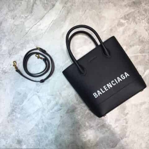 Balenciaga巴黎世家进口小牛皮Ville手提斜挎包180086