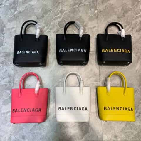 Balenciaga巴黎世家进口小牛皮Ville手提斜挎包180086