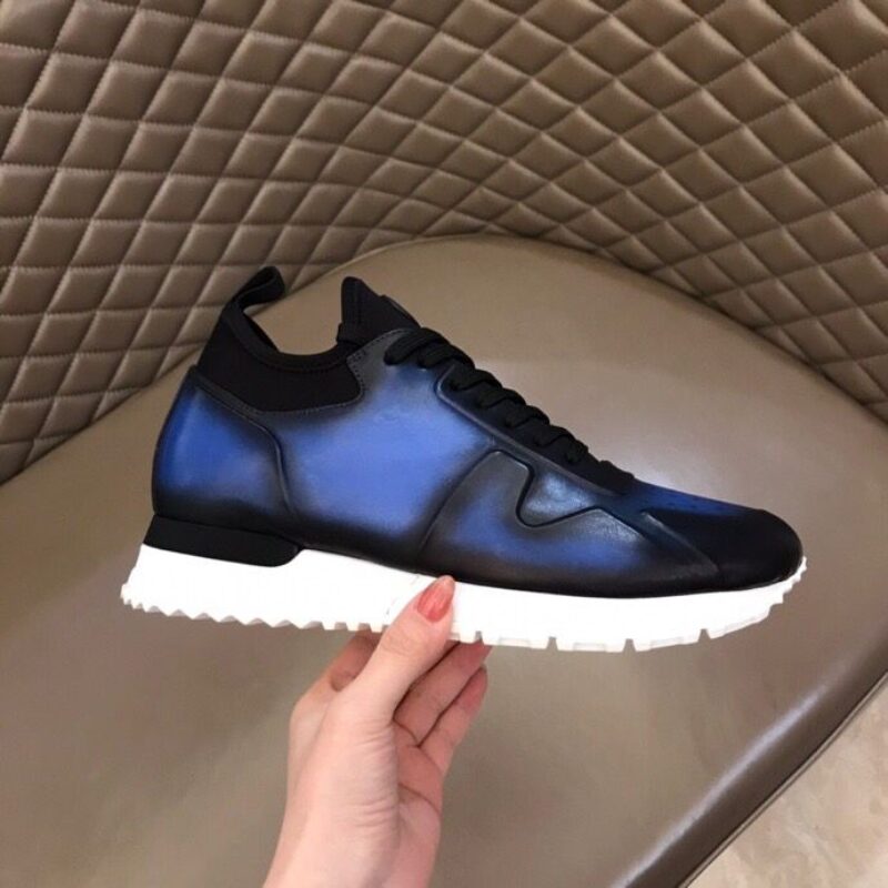 LV/路易威登    蜡面小牛皮男士奢品Run Away 运动鞋