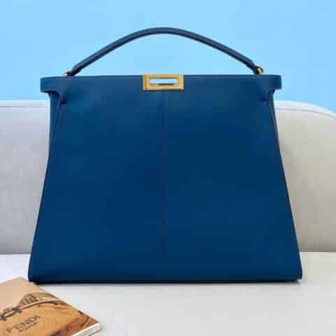 FENDI芬迪PEEKABOOX-LITE 全皮大手提单肩包304A