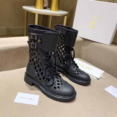 DIOR迪奥   原版定制五金扣升级版本高端货Di0r中筒靴