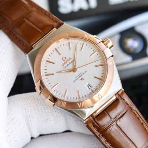 最新款OMEGA 「Constellation Gents’」星座系列原装8800,8801自动机芯腕表