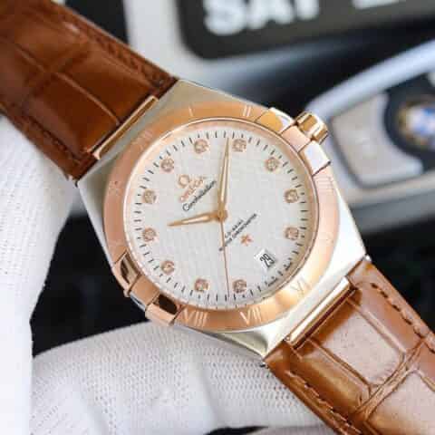 最新款OMEGA 「Constellation Gents’」星座系列原装8800,8801自动机芯腕表