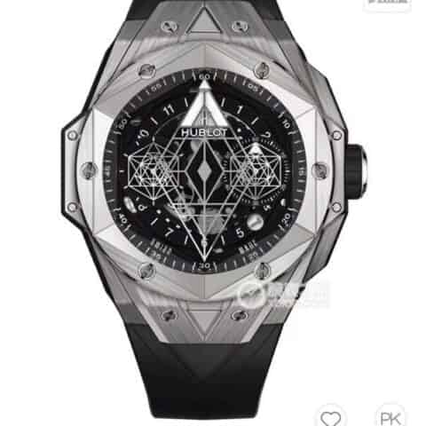 Hublot 宇舶全新Big Bang Sang Bleu II 刺青7750全自动计时机芯腕表