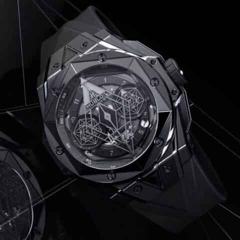 Hublot 宇舶全新Big Bang Sang Bleu II 刺青7750全自动计时机芯腕表