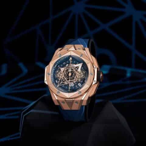 Hublot 宇舶全新Big Bang Sang Bleu II 刺青7750全自动计时机芯腕表