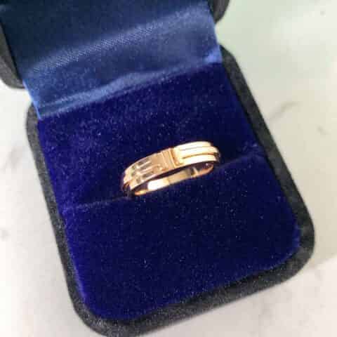 蒂芙尼Tiffany&co T系列 窄版光面戒指