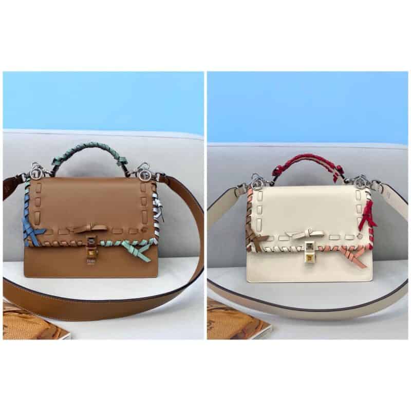 FENDI芬迪意大利牛皮KANI升级版手提包628