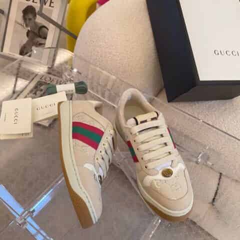 Gucci古驰   Gu～i情侣低帮运动鞋系列复古小脏鞋平板鞋