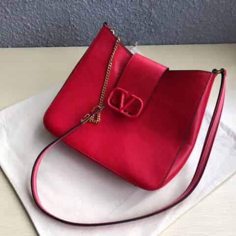 valentino华伦天奴VSLING纹理小牛皮肩背包0802L 0802S