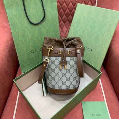 Gucci Horsebit 1955 small bucket bag水桶包 637115 92TPG 8563