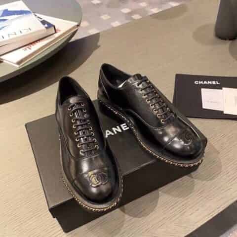 chanel香奈儿    小香风顶级单鞋系列女士商务皮鞋