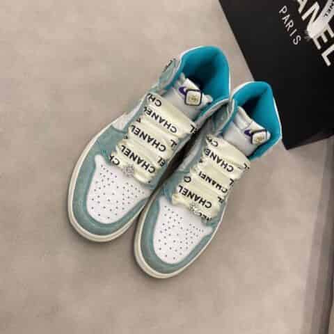 chanel香奈儿    独家AJ联名香奶奶”“超级火爆L小香高帮鞋