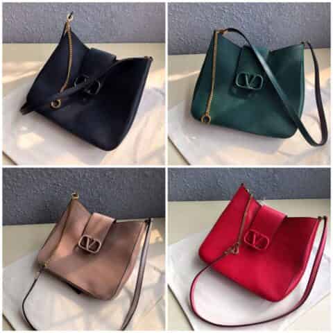 valentino华伦天奴VSLING纹理小牛皮肩背包0802L 0802S